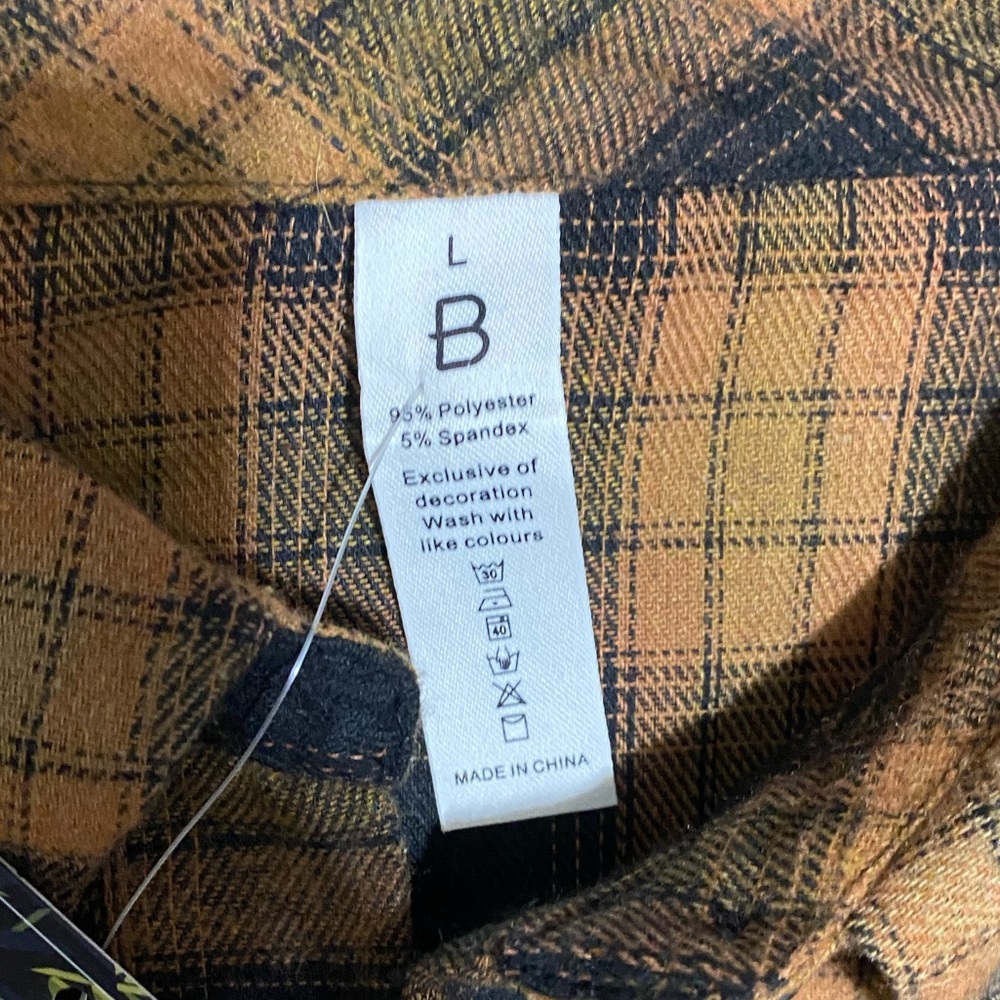 Blooming Jelly Plaid Long-Sleeve Dress NWT - Picture 5 of 6